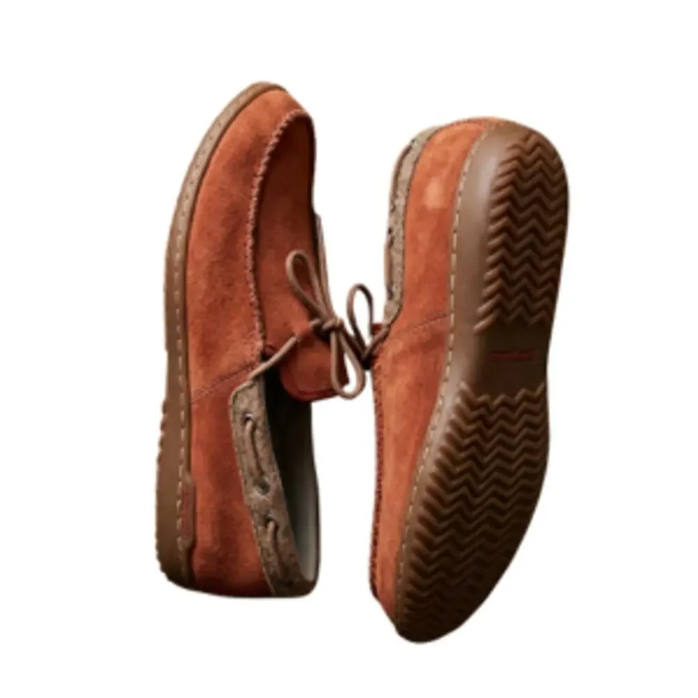 Patagonia Maui Mocs Red Leather Slip On Loafers Women's 8 Rare Discontinued - Picture 11 of 11